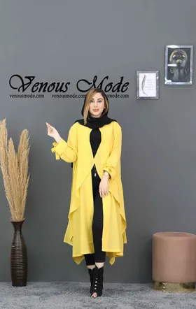 مانتو حریر یقه دوبل