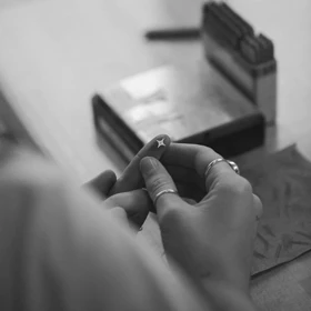 گردنبند نقره حکاکی "کالکشن ماه و ستاره" کد 0508