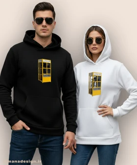 هودی مردانه و زنانه نوستالژی طرح تلفن همگانی