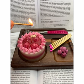 شمع موس توت فرنگی