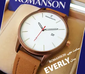 ساعت مچی romanson مدل Everly(بند عسلی)