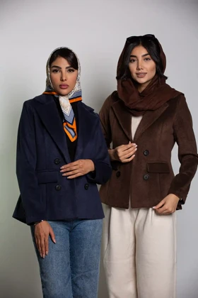 پالتو کت چهار دکمه جناقی