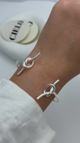 بنگل دو گره نقره ای