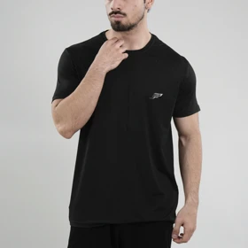 تیشرت ورزشی مردانه پولانو مدل CN-PY-39005 مشکی