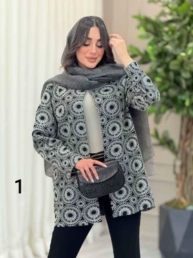 مانتو طرح دار گیسو