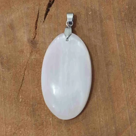 سنگ سلنایت کد 11 (به همراه زنجیر استیل و بند چرمی)