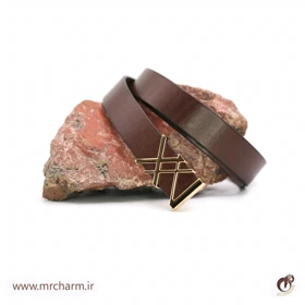 کمربند چرم مردانه mrc1517-06
