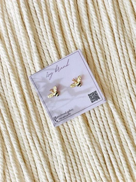 گوشواره میناکاری زنبورک