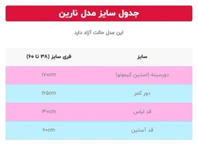 مانتو عبایی مدل نارین
