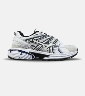 کفش کتانی مردانه و زنانه سفید آبی MIZUNO مدل 8596