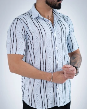 پیراهن/گیپوری مردانه خامه دوزی-کد4775