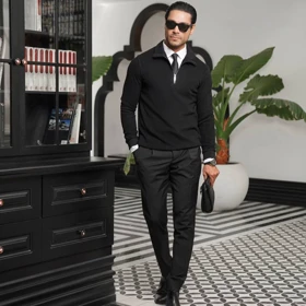 پلیور سلانیک نیم زیپ