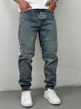 شلوار جین مردانه مام فیت 7118