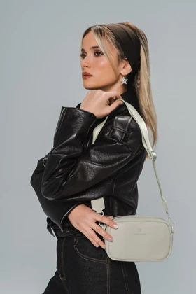 کیف دستی و دوشی زنانه دیوید جونز DAVID JONES مدل CM7339 (سبز روشن)