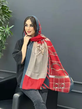شال حریرنخ کمربندی زنجیری