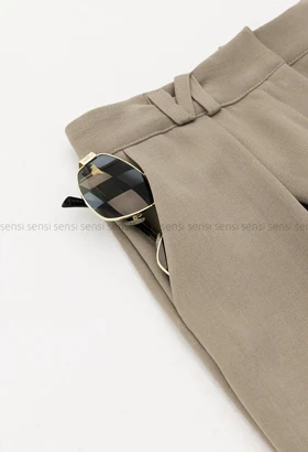 شلوار کرپ پیلی کد1005184