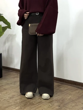 شلوار کتان بگ مورین