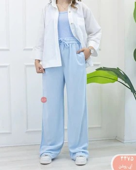 شلوار بگ لینن رویال 4475