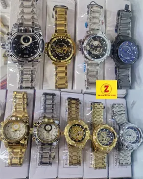ساعت مردانه بزرگ طرح اینویکتا KAMRI