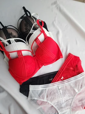 ست شورت و سوتین جکدار فنردار اروپایی کد: 5320