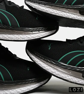 کفش کتانی ورزشی مردانه و زنانه مشکی سبز PUMA
