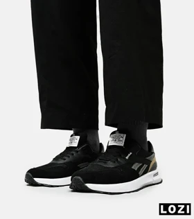 کفش کتانی مشکی طوسی REEBOK Unphased Pro مدل 4862