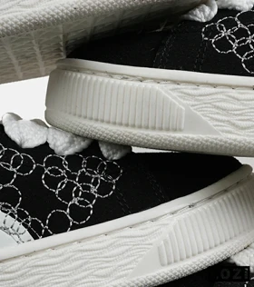 کفش کتانی ورزشی مشکی مردانه و زنانه PUMA suede XL مدل 7478