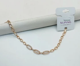 دستبند زنانه ژوپینگ طرح طلا