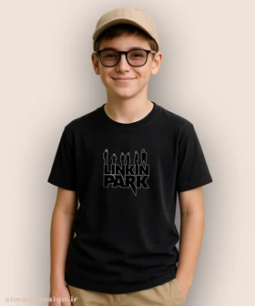 تیشرت بچگانه طرح گروه لینکین پارک کد 973