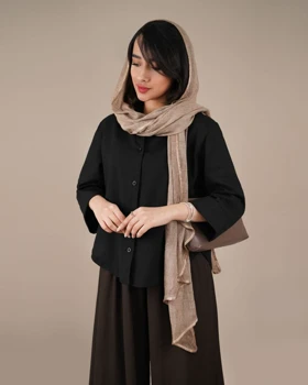 شومیز مشکی پشت پیله کد 29576