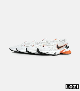 کفش کتانی مردانه و زنانه سفید مشکی نارنجی Nike cushlon مدل 5892