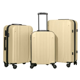 چمدان مایسا مدل روماک مجموعه 3 عددی (بژ-کرم)