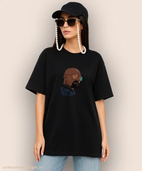 تیشرت لش مردانه و زنانه طرح بریکینگ بد شخصیت والتر وایت کد 883