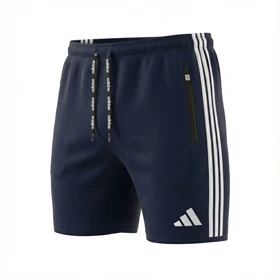 شلوارک آدیداس سرمه ای کوتاه