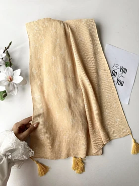 شال پلیسه برشکا کره ای وارداتی 4445