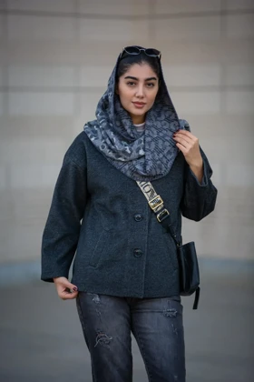 پالتو فوتر کجراه یقه شکاری