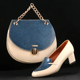 ست کیف و کفش زنانه چرم یلسان مدل دلاریس کد 927-KELARA-SHT