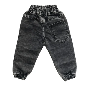 شلوار جین بچگانه مدل قورباغه دم پا کش کد 10075