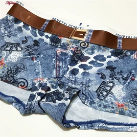 شورت زنانه آبی مدل 4507