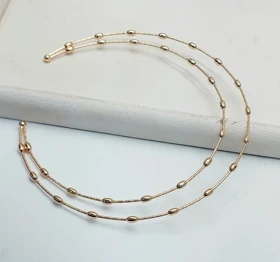 طوق زنانه ژوپینگ طرح طلا