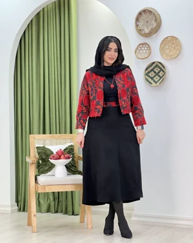 ست کت و دامن نیلا(58)کد:4642