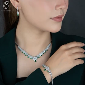 نیم ست نقره آلما