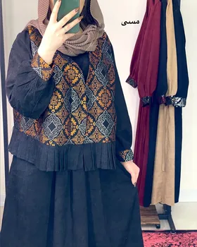 پیراهن و وست سوزن دوزی
