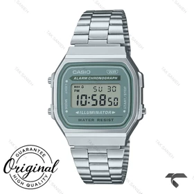 ساعت کاسیو A168WA-3AY اصل بند استیل Casio-11925-U