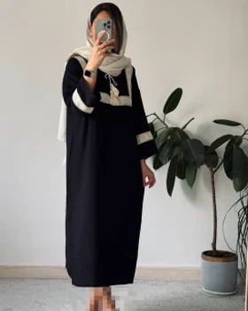 مانتو کفتان مشکی هلن