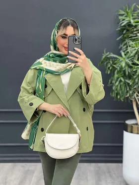 مانتو ژیله دکمه دار