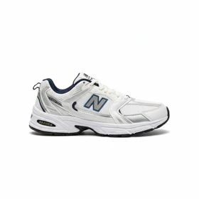 کفش کتانی اقتصادی نیوبالانس 530 نقره ای سرمه ای کد 294920