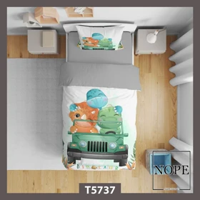 روتختی کودک طرح ماشین مدلT5737