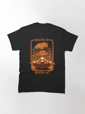 تیشرت inside out طرح Breathe In Breathe Out Classic T-Shirt کد 198693