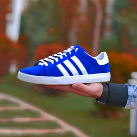 کفش مردانه adidas مدل STREIFEN (سورمه ای)